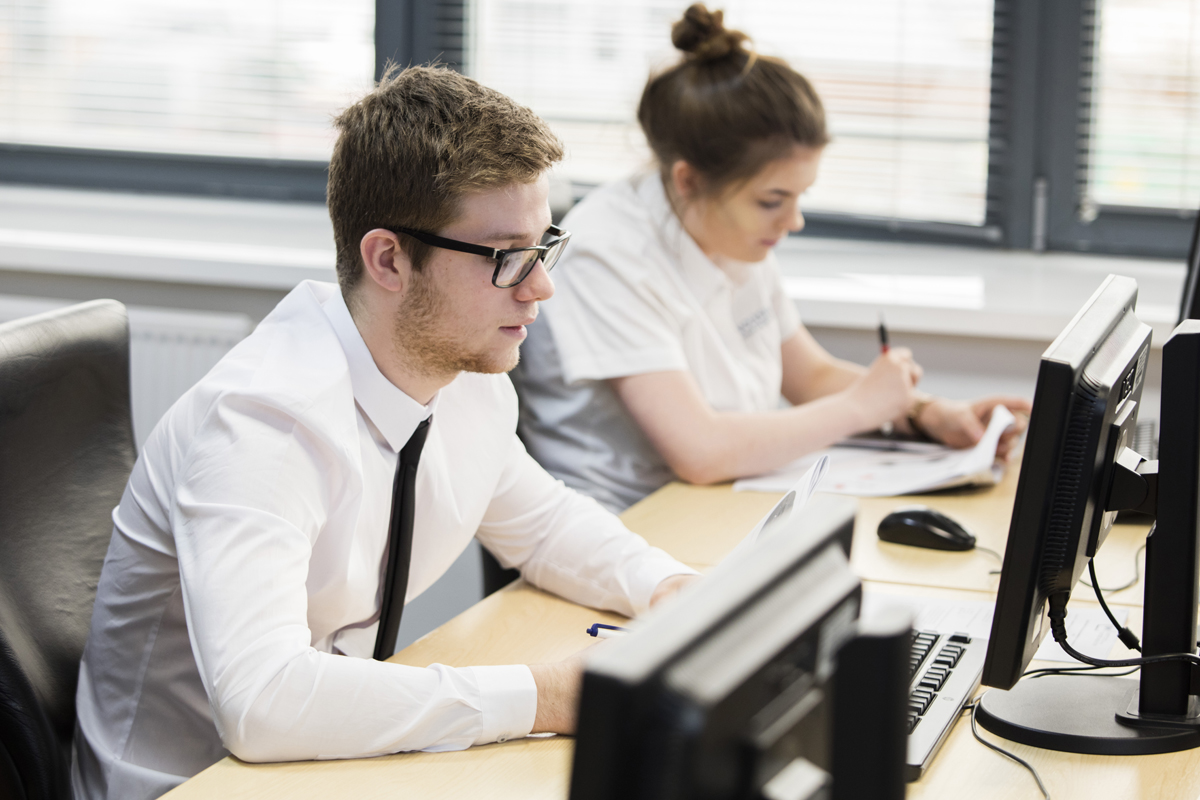 SKODA classroom apprentices